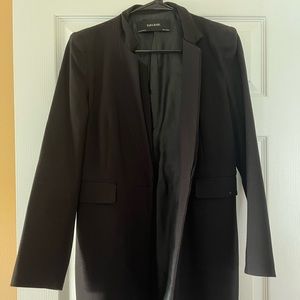 Blazer Long Black - Size M - Zara
